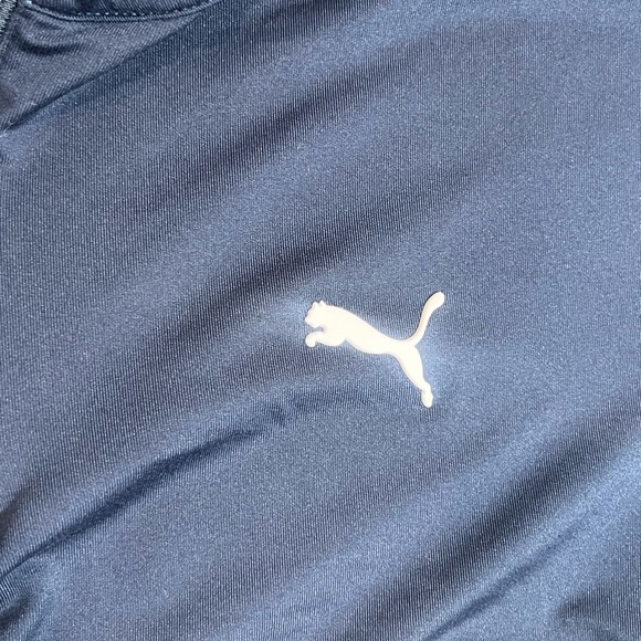 Puma Whistling Straights Size Large Two-Tone Navy and White Windbreaker - Picture 4 of 7